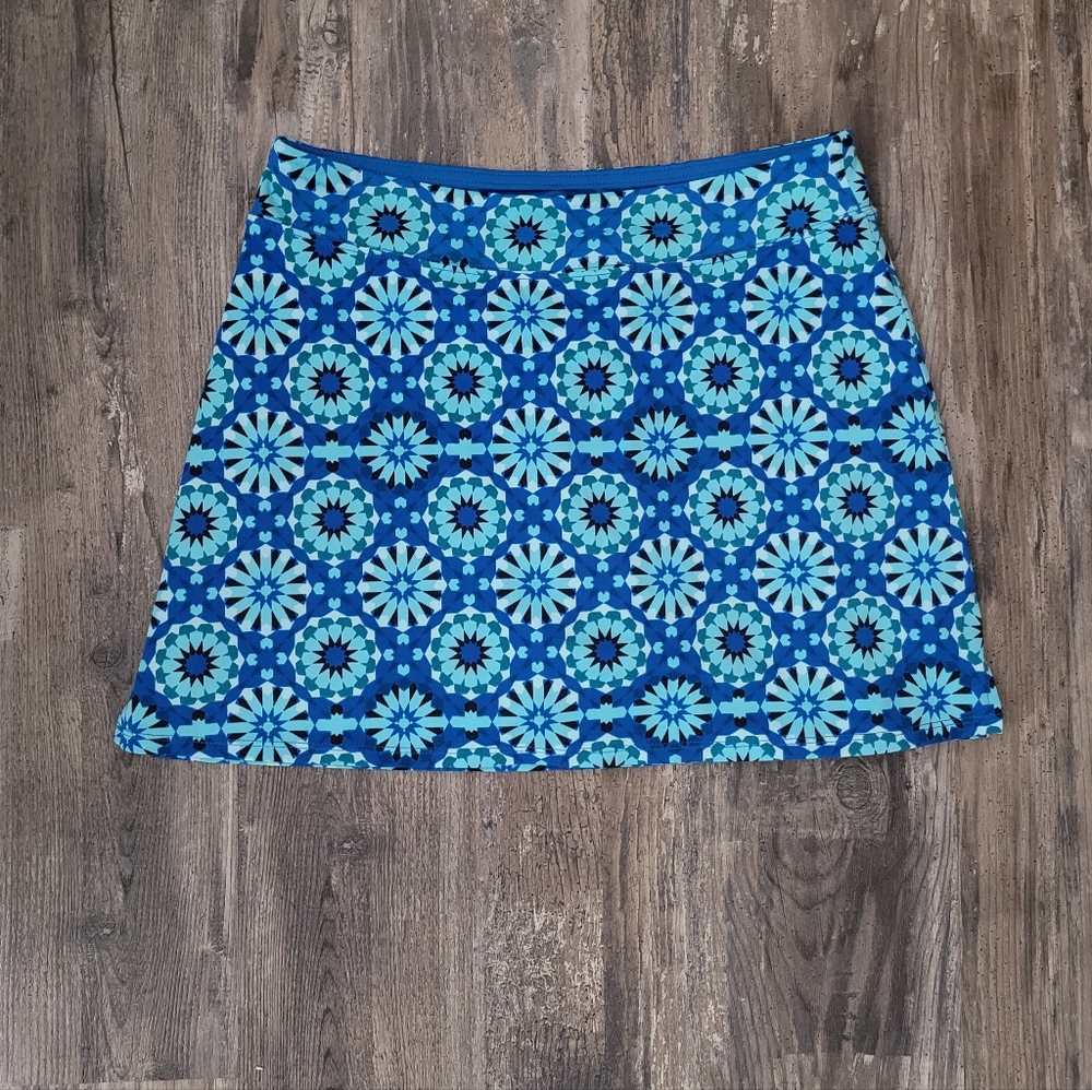 Tranquility blue active wear sports skort skirt